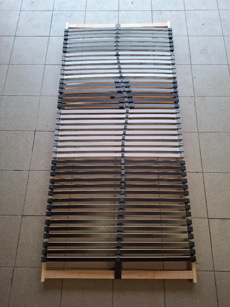 Sommier à lattes 90x220, Maison & Meubles, 90 cm, Enlèvement, Sommier, 220 cm