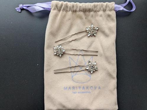 Mariyakova haarpinnen bruidscollectie, Handtassen en Accessoires, Uiterlijk | Haarverzorging, Zo goed als nieuw, Haarspeld, Ophalen