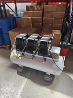 HBM Low-Noise Luchtcompressor 150L – 6PK – 3900W – 2024, Doe-het-zelf en Bouw, Compressors, Ophalen, Gebruikt, Olievrij, 6 tot 10 bar
