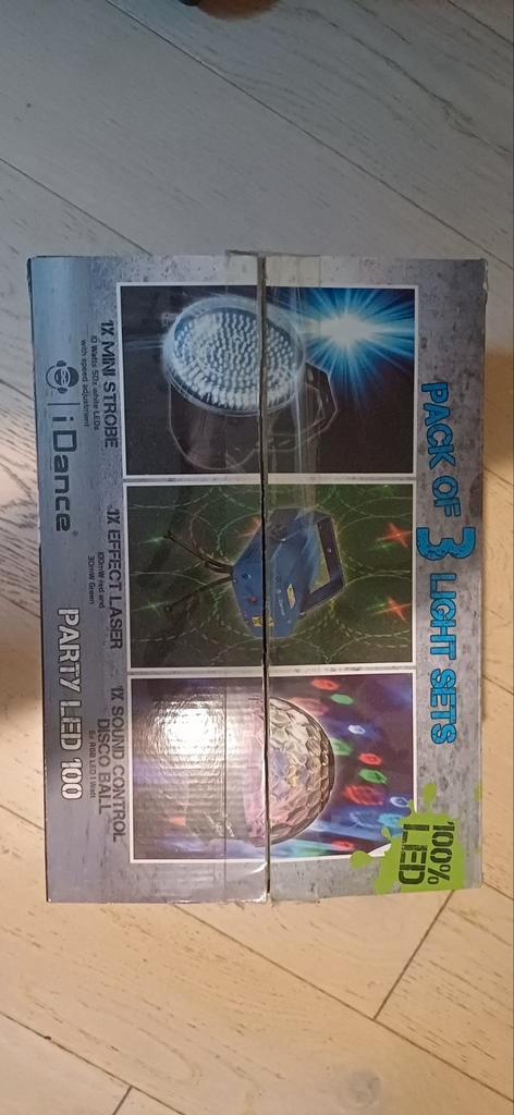 I dance lichtset, Musique & Instruments, Lumières & Lasers, Comme neuf, Autres types, Commande sonore, Couleur, Effet stroboscopique