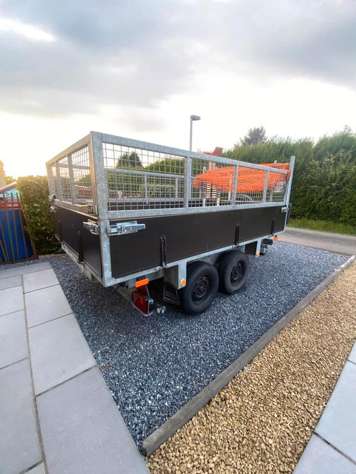 Elektrische kiepwagen, Auto diversen, Aanhangers en Bagagewagens, Zo goed als nieuw, Ophalen