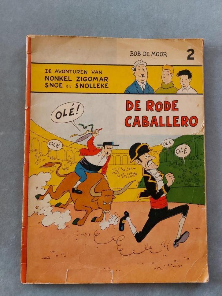 Bob De Moor De Rode Caballero, 2 nonkel Zigomar 1956, Boeken, Stripverhalen, Gelezen, Eén stripboek, Ophalen of Verzenden