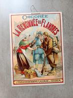 Pancarte Chicorée La Renommée des Flandres Izegem, Ophalen of Verzenden, Zo goed als nieuw, Reclamebord