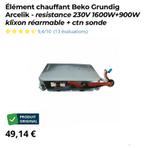 Résistance pour sèche-linge Beko DC 7230, DC 7230 BX1., Electroménager, Utilisé