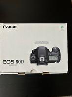Canon EOS 80D + zoom lens EF-s 18-55mm, Audio, Tv en Foto, Videocamera's Digitaal, Camera, Canon, Zo goed als nieuw, Ophalen