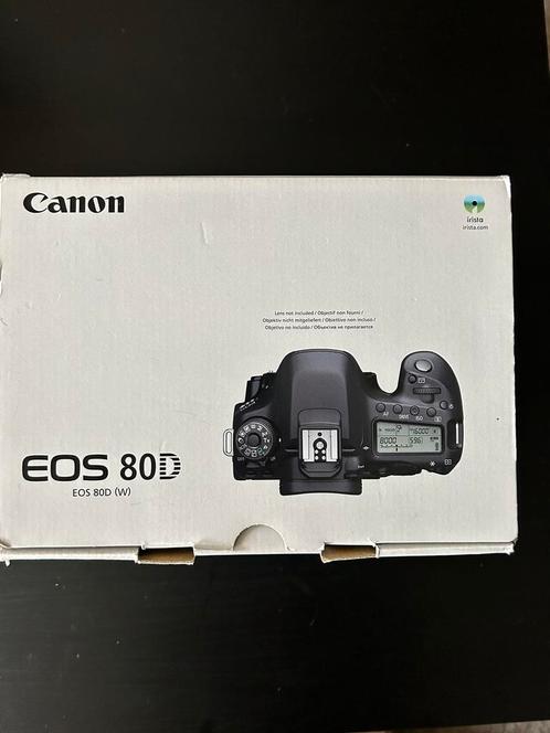 Canon EOS 80D + zoom lens EF-s 18-55mm, TV, Hi-fi & Vidéo, Caméscopes numériques, Comme neuf, Caméra, Canon, Enlèvement