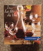 Carafe à vin + 6 verres, Ophalen of Verzenden, Zo goed als nieuw