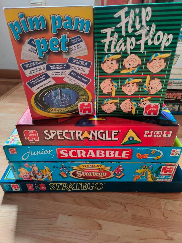 Gezelschapsspellen merk Jumbo, Hobby en Vrije tijd, Gezelschapsspellen | Bordspellen, Zo goed als nieuw, Ophalen of Verzenden