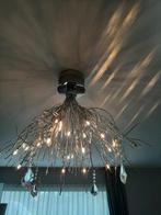 LINEA VERDACE luster Chroom + kristal - prachtig design, Maison & Meubles, Lampes | Lustres, Comme neuf, Enlèvement ou Envoi