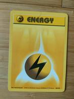 carte pokémon énergie électrique, set de base 1999, lightnin, Enlèvement, Utilisé