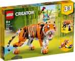 Lego creator 3in1 31229 majestic tiger tijger vis wasbeer, Kinderen en Baby's, Speelgoed | Duplo en Lego, Ophalen of Verzenden