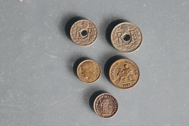 5 oude munten, Postzegels en Munten, Munten | Europa | Niet-Euromunten, Losse munt, Overige landen, Zilver, Ophalen of Verzenden