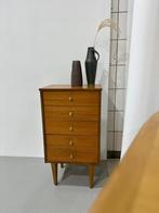 Mid century ladekast – jaren ’60, 25 à 50 cm, 5 tiroirs ou plus, Vintage, Moins de 50 cm
