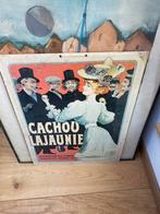 Ancien carton publicitaire de cachou lajaunie