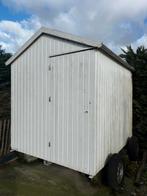 Strandcabine op wielen, Ophalen