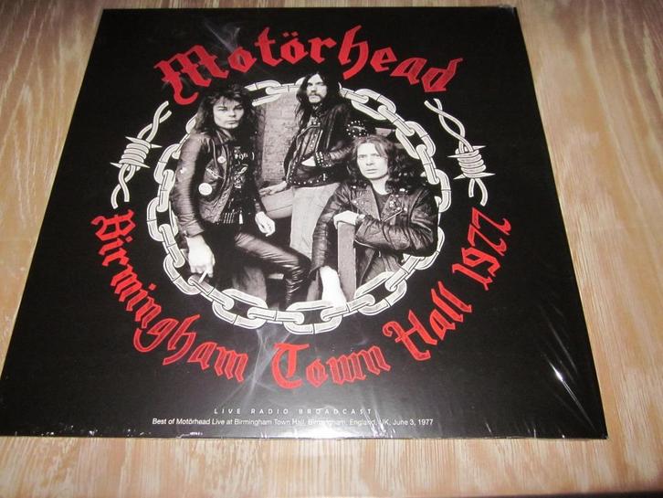 Motôrhead - Birmingham Town Hall (1977), Cd's en Dvd's, Vinyl | Hardrock en Metal, Zo goed als nieuw, Ophalen of Verzenden