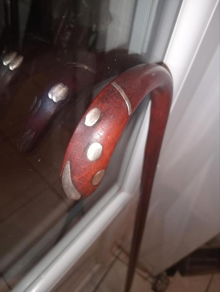 Oude zilveren wandelstok, Antiek en Kunst, Curiosa en Brocante, Ophalen of Verzenden