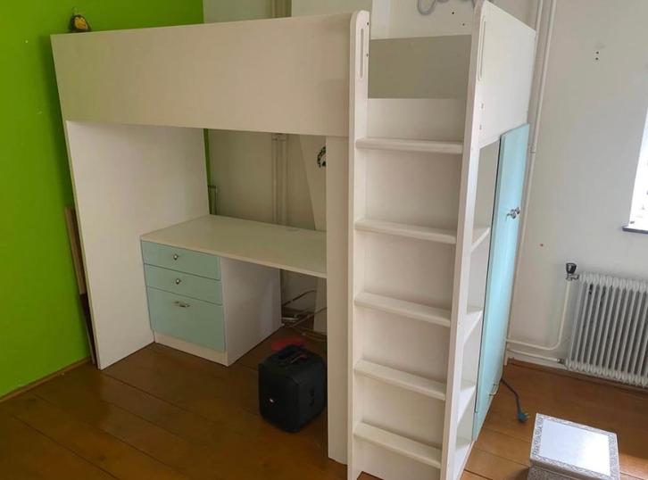 Lit mezzanine IKEA SMASTAD Avec Bureau | LIVRAISON GRATUITE, Enfants & Bébés, Chambre d'enfant | Lits superposés & Lits mezzanines