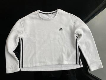 Adidas White Crew cropped Sweatshirt XL - NEW beschikbaar voor biedingen