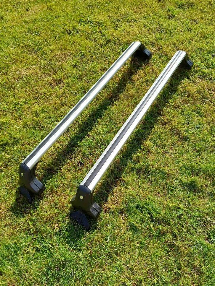 Originele Skoda dakdragers (110 cm), Auto diversen, Dakdragers, Zo goed als nieuw, Ophalen