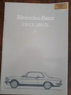 Mercedes-Benz 230CE, 280CE.   09/82, Nieuw, Ophalen of Verzenden, Mercedes