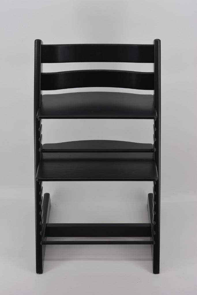 Stokke Tripp Trapp Zwart – Refurbished nieuw model, Kinderen en Baby's, Kinderstoelen, Zo goed als nieuw, Meegroeistoel, Aanschuifbaar