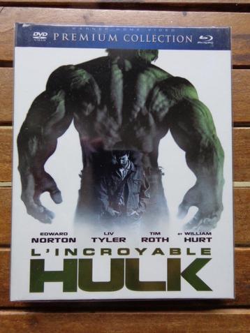 ) Bluray et DVD  L' incroyable Hulk // Premium Collection (