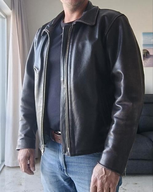Lederen vest richa maat large, Kleding | Heren, Jassen | Zomer, Zo goed als nieuw, Ophalen of Verzenden