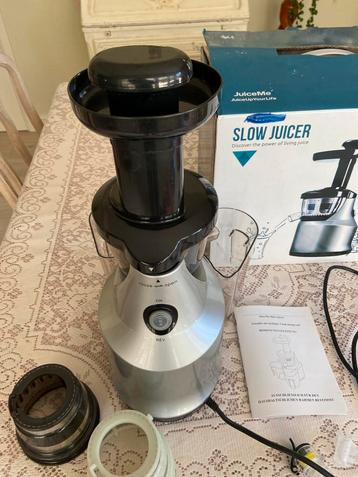 Slowjucer JuiceMe JuiceUpYourLive, Elektronische apparatuur, Juicers, Ophalen, Zo goed als nieuw, Slowjuicer