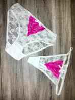 Slipje met bijhorende string, Vêtements | Femmes, Sous-vêtements & Lingerie, Enlèvement ou Envoi, Blanc, String