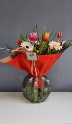 Vase en verre vert 'Style Cactus ", Enlèvement, Utilisé, Vert, Verre