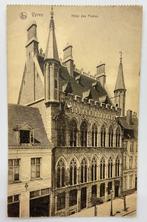 Oude postkaart 1930 Ieper Hôtel des Postes, Verzenden, 1940 tot 1960, Ongelopen, West-Vlaanderen