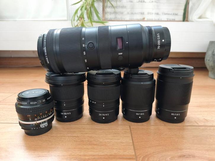 NIKON Z LENZEN (compleet met dozen etc), Audio, Tv en Foto, Foto | Lenzen en Objectieven, Ophalen