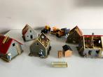 HO Faller B-246 5 huizen in aanbouw (472*), Hobby & Loisirs créatifs, Trains miniatures | HO, Autres marques, Pont, Tunnel ou Bâtiment