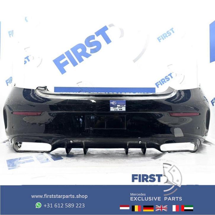 C205 C63 AMG ACHTERBUMPER zwart wit grijs Mercedes C Klasse, Autos : Pièces & Accessoires, Carrosserie & Tôlerie, Pare-chocs, Mercedes-Benz
