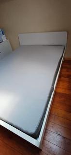Wit Ikeabed 1m40, Huis en Inrichting, Ophalen, Gebruikt, Wit