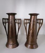 Set van 2 art nouveau kandelaars, Antiek en Kunst, Ophalen