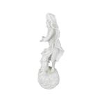 Volkstedt : Figurine en Porcelaine Blanche Allégorie Hiver, Enlèvement ou Envoi