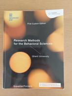 Research Methods for the Behavioral Sciences, Ophalen, Gravetter/Forzano, Zo goed als nieuw, Overige onderwerpen