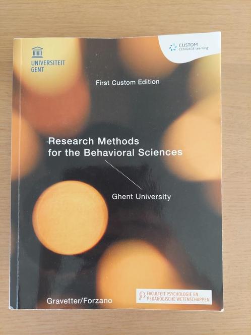 Research Methods for the Behavioral Sciences, Boeken, Psychologie, Zo goed als nieuw, Overige onderwerpen, Ophalen