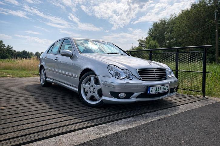 Mercedes C32 amg•151 321 km•2002•automaat•car-pass•354 pk, Auto's, Mercedes-Benz, Bedrijf, Te koop, C-Klasse, Benzine, Euro 4