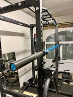 ATX cerakote power bar / barbell / halterstang - steel blue, Enlèvement, Comme neuf, Plaques d'haltères