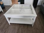 Ikea salontafel met glas, Huis en Inrichting, Ophalen, Gebruikt, Glas
