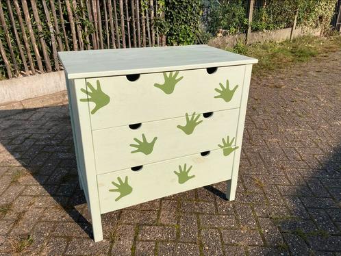 Vol grenenhouten ladekast, Huis en Inrichting, Kasten | Ladekasten, Gebruikt, Grenenhout, Ophalen
