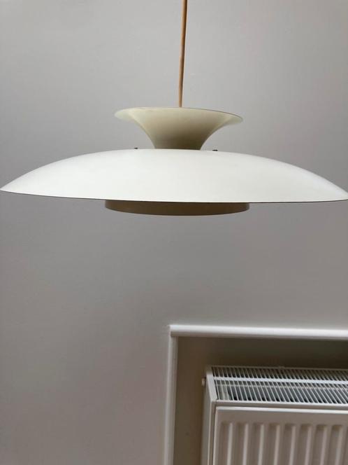 Hanglamp Deens design vintage, Huis en Inrichting, Lampen | Hanglampen, Gebruikt, Minder dan 50 cm, Metaal, Ophalen