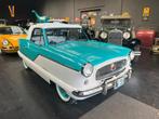 Nash Metropolitan 1960, Cabriolet, Blauw, Bedrijf, Handgeschakeld
