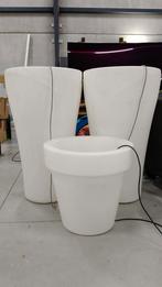 ELHO Witte plastic bakken voor planten, bloemen, Ophalen, Tuin, Kunststof, Gebruikt