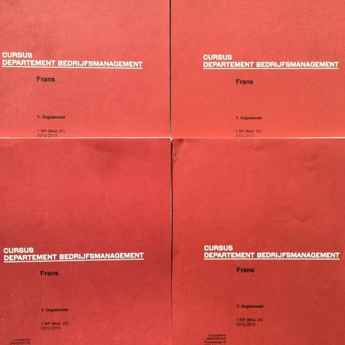 Cursus Frans - Bedrijfsmanagement, Boeken, Studieboeken en Cursussen, Zo goed als nieuw, Hogeschool, Ophalen of Verzenden