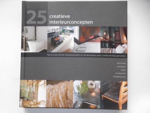 25 creatieve interieurconcepten, Boeken, Wonen en Tuinieren, Nieuw, Ophalen of Verzenden
