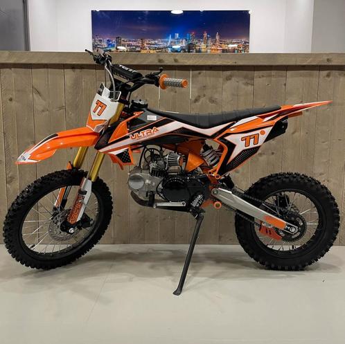 RoadMax Crosser Crossmotor 125cc 4-takt - ORANJE NIEUW, Fietsen en Brommers, Minibikes, Midibikes en Pitbikes, Nieuw, Pitbike